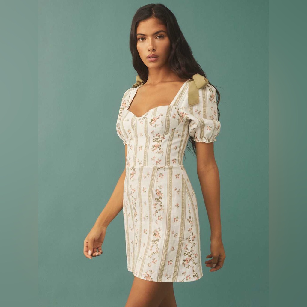 Reformation Spring Linen Dress